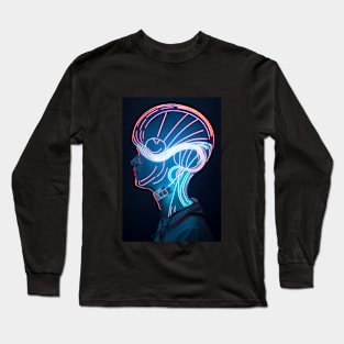 Tandem of man and artificial intelligence. Long Sleeve T-Shirt